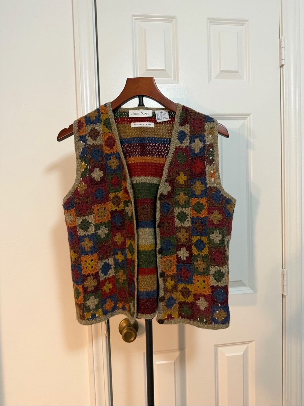 Robert Scott- Colorful wool vest